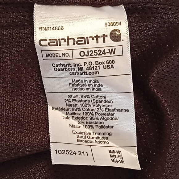 Carhartt Men's Tan Jacket. Rugged Flex. Relaxed Fit. Medium (8-10). NWOT. - Picture 14 of 16